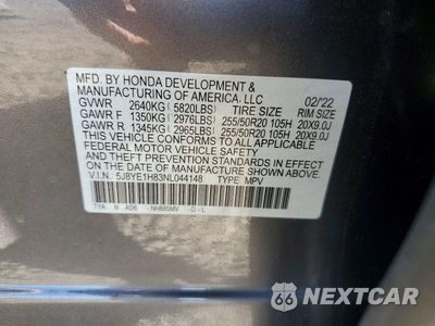 Zdjęcie 13 z 13 samochodu: 2022 ACURA MDX ADVANCE VIN:5J8YE1H83NL044148 - miniatura