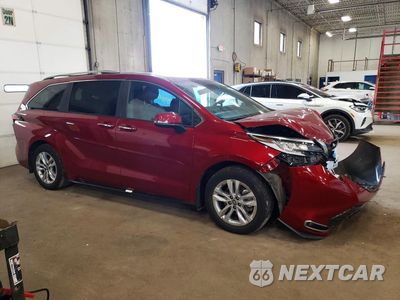 Trzecie zdjęcie samochodu z tyłu: 2025 TOYOTA SIENNA LIMITED 7-PASSENGER VIN:5TDZSKFC0SS169093 - miniatura