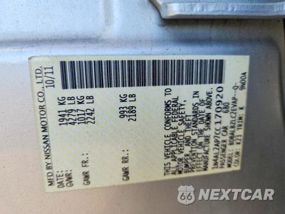 Zdjęcie 13 z 13 samochodu: 2012 NISSAN ALTIMA 2.5 VIN:1N4AL2AP7CC170920 - miniatura