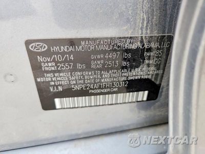 Zdjęcie 13 z 13 samochodu: 2015 HYUNDAI SONATA SE VIN:5NPE24AF1FH130312 - miniatura