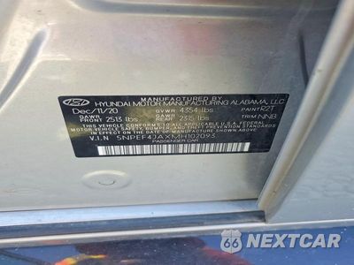 Zdjęcie 13 z 13 samochodu: 2021 HYUNDAI SONATA SEL VIN:5NPEF4JAXMH102093 - miniatura