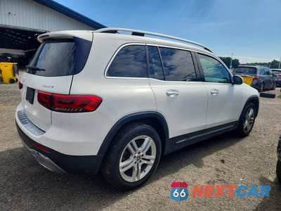 Trzecie zdjęcie samochodu z tyłu: 2021 MERCEDES-BENZ GLB 250 4MATIC VIN:W1N4M4HB2MW106240 - miniatura
