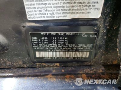 Zdjęcie 12 z 12 samochodu: 2010 SUBARU LEGACY 3.6R PREMIUM VIN:4S3BMEG66A2215943 - miniatura