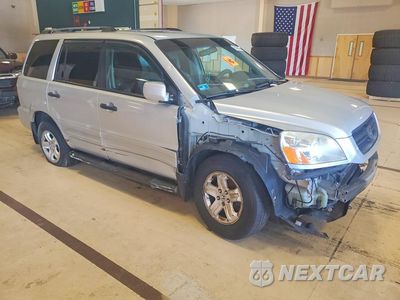 Czwarte zdjęcie samochodu z boku: 2005 HONDA PILOT EXL VIN:5FNYF185X5B063316 - miniatura