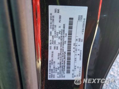 Zdjęcie 12 z 12 samochodu: 2019 FORD RANGER XL VIN:1FTER4EH6KLB05726 - miniatura