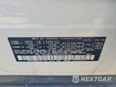 Zdjęcie 13 z 13 samochodu: 2018 SUBARU OUTBACK TOURING VIN:4S4BSETC6J3393293 - miniatura