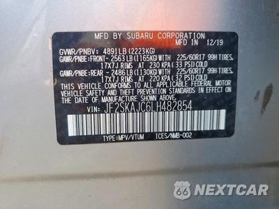 Zdjęcie 14 z 14 samochodu: 2020 SUBARU FORESTER PREMIUM VIN:JF2SKAJC6LH482854 - miniatura