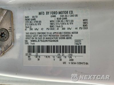 Zdjęcie 13 z 13 samochodu: 2022 FORD TRANSIT CONNECT XL DELIVERY VAN VIN:NM0LS7S22N1524926 - miniatura
