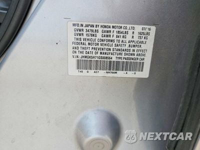 Zdjęcie 12 z 12 samochodu: 2016 HONDA FIT EX VIN:JHMGK5H71GS008564 - miniatura