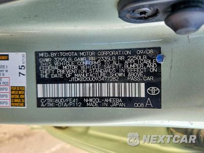 Zdjęcie 12 z 12 samochodu: 2009 TOYOTA PRIUS BASE VIN:JTDKB20U093477282 - miniatura
