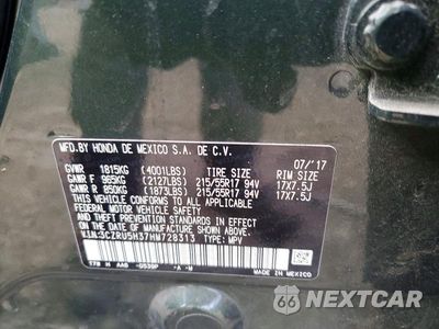Zdjęcie 12 z 12 samochodu: 2017 HONDA HR-V LX VIN:3CZRU5H37HM728313 - miniatura