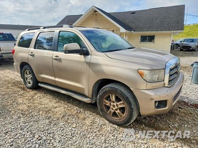 Czwarte zdjęcie samochodu z boku: 2008 TOYOTA SEQUOIA SR5 VIN:5TDBY64A68S020284 - miniatura
