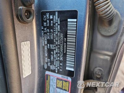 Zdjęcie 12 z 12 samochodu: 2019 KIA RIO S VIN:3KPA25AB6KE225089 - miniatura