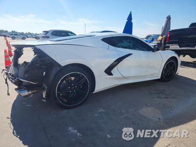 Trzecie zdjęcie samochodu z tyłu: 2024 CHEVROLET CORVETTE STINGRAY 1LT VIN:1G1YA2D43R5127598 - miniatura