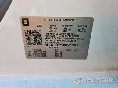 Zdjęcie 12 z 12 samochodu: 2017 CHEVROLET SILVERADO C2500 HEAVY DUTY VIN:1GC2CUEG0HZ402993 - miniatura
