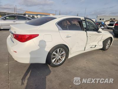 Trzecie zdjęcie samochodu z tyłu: 2015 INFINITI Q50 PREMIUM VIN:JN1BV7AP8FM333713 - miniatura