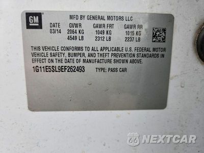 Zdjęcie 12 z 12 samochodu: 2014 CHEVROLET MALIBU 2LT VIN:1G11E5SL9EF262493 - miniatura