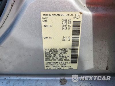 Zdjęcie 12 z 12 samochodu: 2022 NISSAN ALTIMA S VIN:1N4BL4BV0NN349191 - miniatura