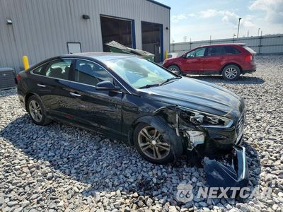 Czwarte zdjęcie samochodu z boku: 2018 HYUNDAI SONATA LIMITED VIN:5NPE34AF9JH632698 - miniatura