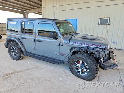 Czwarte zdjęcie samochodu z boku: 2021 JEEP WRANGLER UNLIMITED RUBICON VIN:1C4HJXFG4MW647503 - miniatura