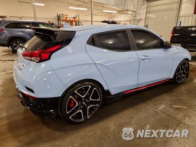 Trzecie zdjęcie samochodu z tyłu: 2022 HYUNDAI VELOSTER N BASE VIN:KMHT36AH5NU015584 - miniatura