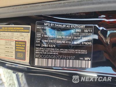 Zdjęcie 12 z 12 samochodu: 2012 MERCEDES-BENZ GLK 350 VIN:WDCGG5GB2CF792937 - miniatura