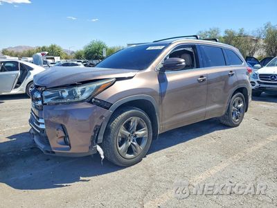 2018 TOYOTA HIGHLANDER LIMITED PLATINUM 5TDDZRFHXJS853805 - główne zdjęcie licytacji z USA - miniatura