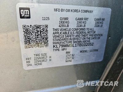 Zdjęcie 13 z 13 samochodu: 2026 CHEVROLET TRAILBLAZER LS VIN:KL79MMSL1TB102052 - miniatura