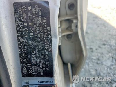 Zdjęcie 12 z 12 samochodu: 2014 KIA RIO LX VIN:KNADM4A32E6413769 - miniatura