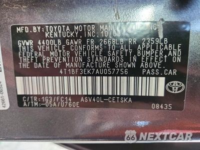 Zdjęcie 13 z 13 samochodu: 2010 TOYOTA CAMRY SE VIN:4T1BF3EK7AU057756 - miniatura