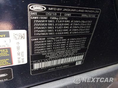 Zdjęcie 13 z 13 samochodu: 2019 LAND ROVER RANGE ROVER SPORT HSE VIN:SALWR2RV7KA417714 - miniatura