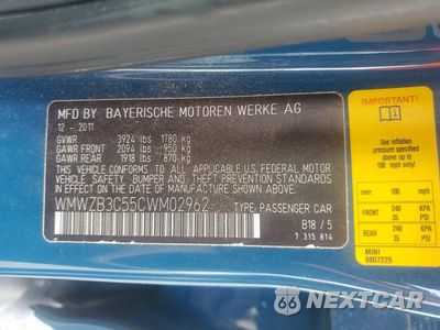 Zdjęcie 12 z 12 samochodu: 2012 MINI COOPER COUNTRYMAN VIN:WMWZB3C55CWM02962 - miniatura