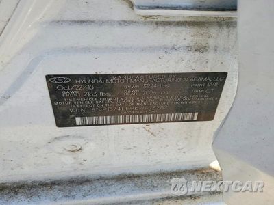 Zdjęcie 12 z 12 samochodu: 2019 HYUNDAI ELANTRA SE VIN:5NPD74LF9KH423282 - miniatura