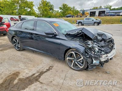 Czwarte zdjęcie samochodu z boku: 2022 HONDA ACCORD SPORT VIN:1HGCV1F32NA040301 - miniatura