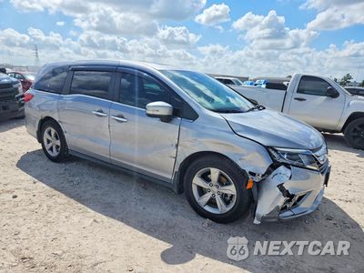 Czwarte zdjęcie samochodu z boku: 2019 HONDA ODYSSEY EXL VIN:5FNRL6H75KB053753 - miniatura