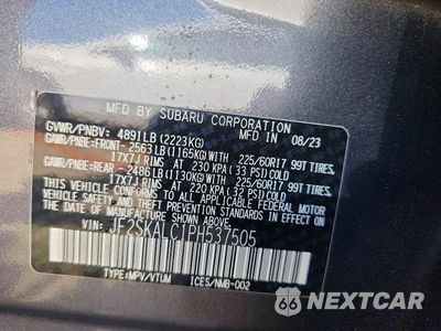 Zdjęcie 13 z 13 samochodu: 2023 SUBARU FORESTER WILDERNESS VIN:JF2SKALC1PH537505 - miniatura