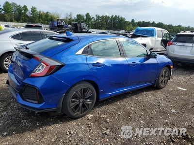 Trzecie zdjęcie samochodu z tyłu: 2017 HONDA CIVIC EXL VIN:SHHFK7H77HU401135 - miniatura