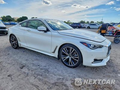 Czwarte zdjęcie samochodu z boku: 2021 INFINITI Q60 LUXE VIN:JN1EV7KK5MM410454 - miniatura