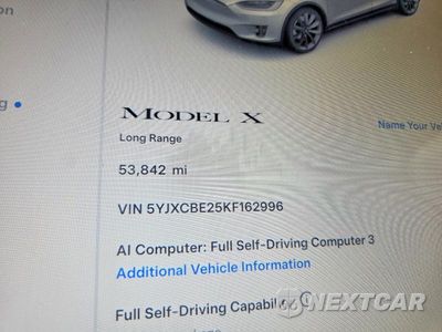 Zdjęcie 9 z 12 samochodu: 2019 TESLA MODEL X VIN:5YJXCBE25KF162996 - miniatura