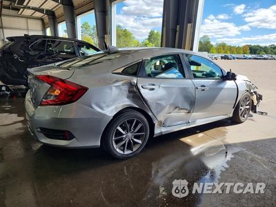 Trzecie zdjęcie samochodu z tyłu: 2021 HONDA CIVIC EXL VIN:19XFC1F75ME012329 - miniatura