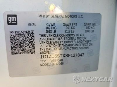 Zdjęcie 12 z 12 samochodu: 2025 CHEVROLET MALIBU LT VIN:1G1ZD5STXSF127847 - miniatura