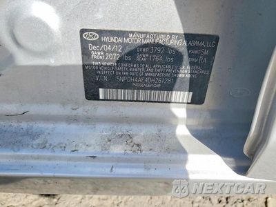 Zdjęcie 13 z 13 samochodu: 2013 HYUNDAI ELANTRA LIMITED VIN:5NPDH4AE4DH261281 - miniatura