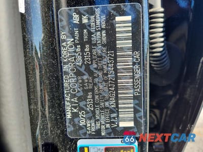 Zdjęcie 12 z 12 samochodu: 2026 KIA K5 LXS VIN:KNAG24J72T5443721 - miniatura