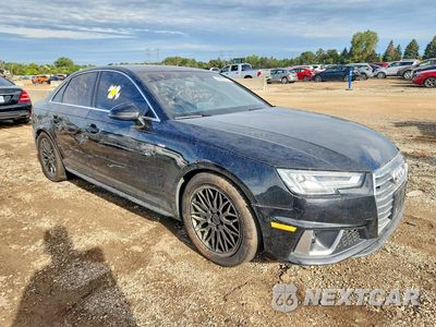 Czwarte zdjęcie samochodu z boku: 2019 AUDI A4 PREMIUM PLUS VIN:WAUENAF4XKN020721 - miniatura