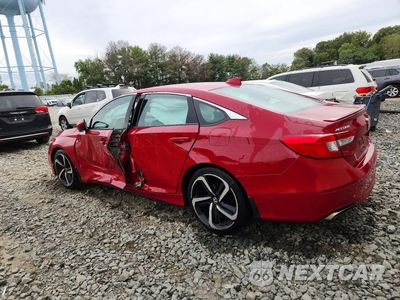 Drugie zdjęcie samochodu z przodu: 2020 HONDA ACCORD SPORT VIN:1HGCV1F38LA135409 - miniatura