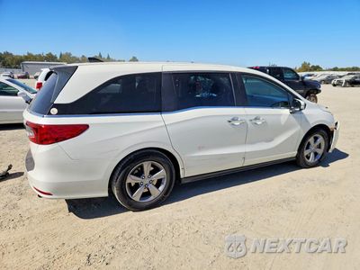 Trzecie zdjęcie samochodu z tyłu: 2019 HONDA ODYSSEY EXL VIN:5FNRL6H72KB041351 - miniatura