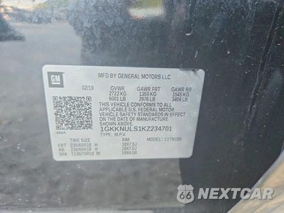 Zdjęcie 13 z 13 samochodu: 2019 GMC ACADIA SLT-1 VIN:1GKKNULS1KZ234701 - miniatura