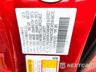 Zdjęcie 14 z 14 samochodu: 2024 HONDA CR-V EX VIN:5J6RS4H41RL010221 - miniatura