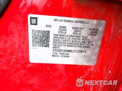 Zdjęcie 12 z 12 samochodu: 2018 CHEVROLET CRUZE LS VIN:1G1BC5SM0J7177873 - miniatura