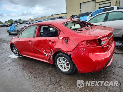 Drugie zdjęcie samochodu z przodu: 2021 TOYOTA COROLLA LE VIN:JTDEAMDE6MJ019748 - miniatura